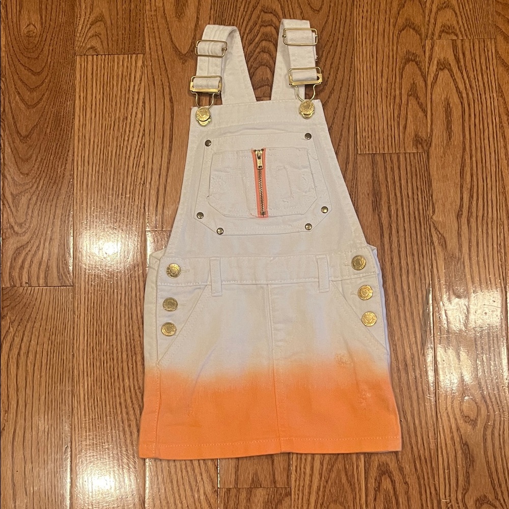 Kids Orange Ombrรฉ Skirtalls